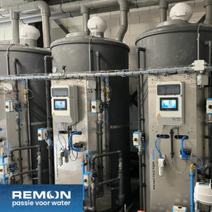 Remon Waterbehandeling REM4000 flowsysteem bij fruitbedrijf Heijnen